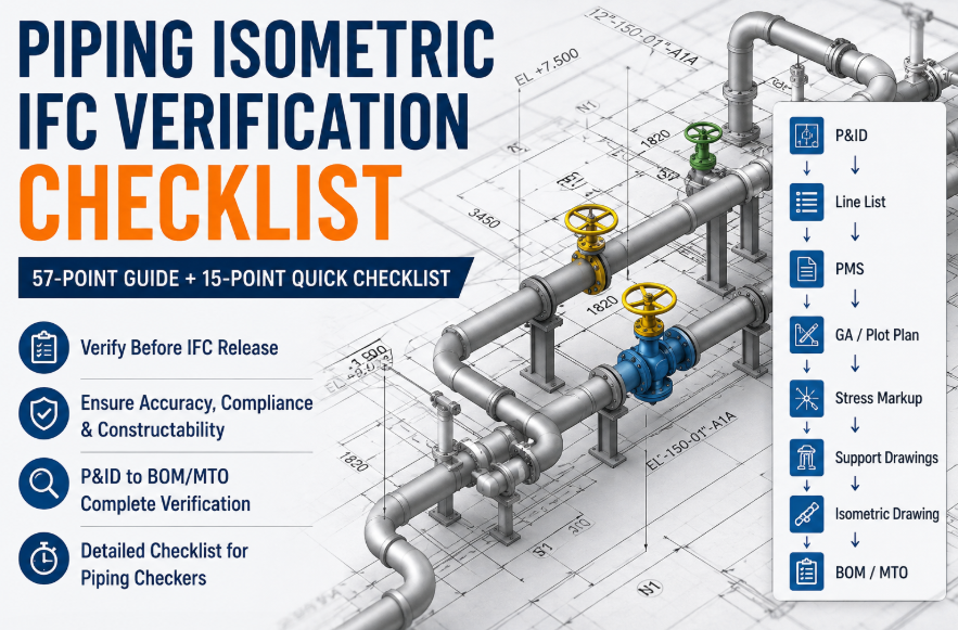 Piping Isometric IFC Verification Checklist